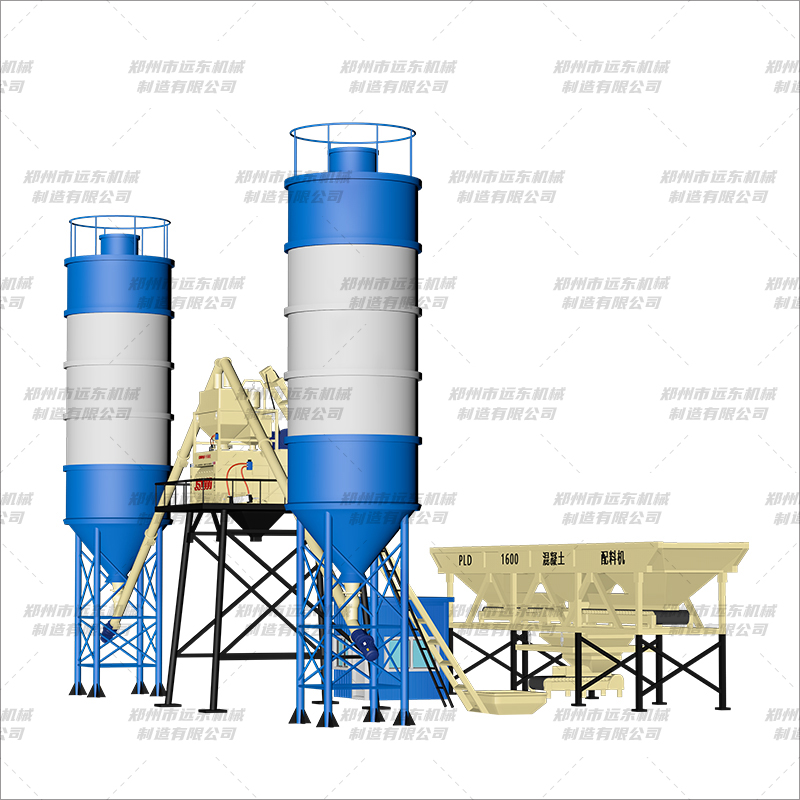 HZS50（1000+3倉(cāng)）混凝土攪拌站(圖3)