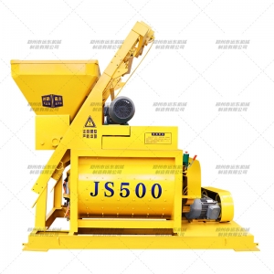 JS-500強(qiáng)制型側(cè)上料攪拌機(jī)